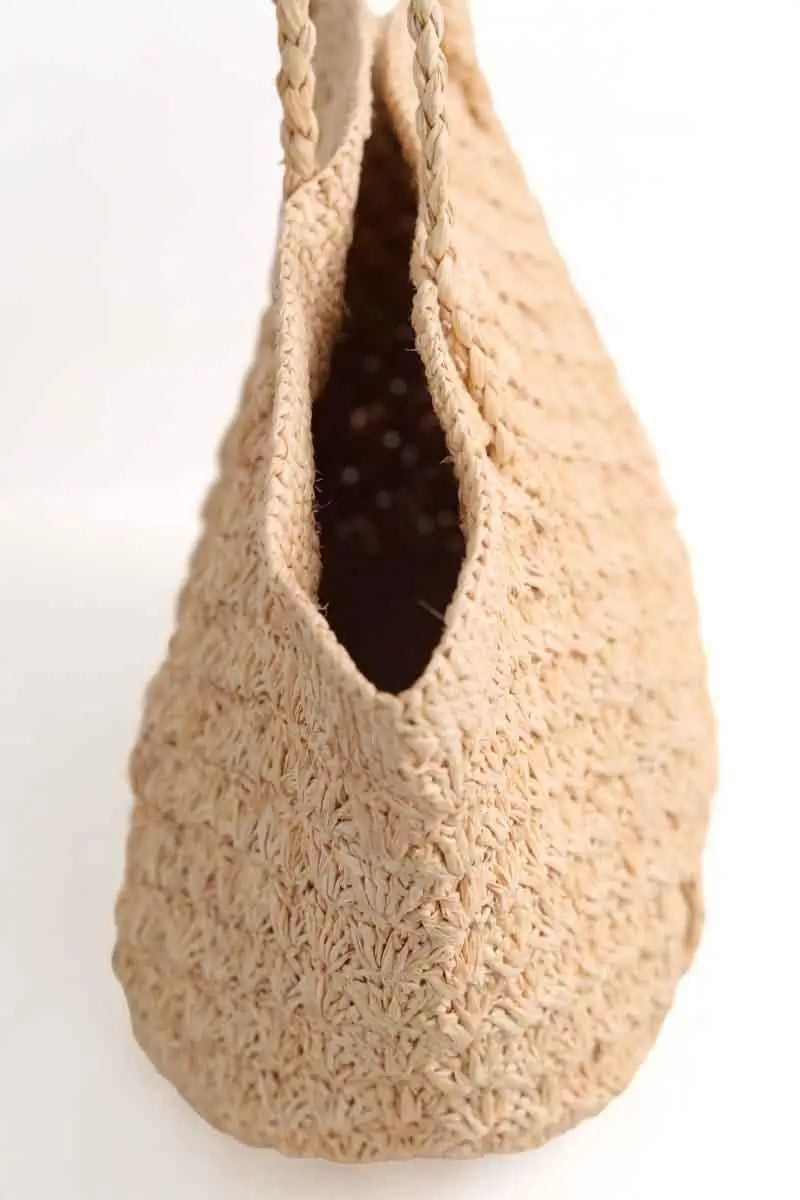 Cabas Ysé Beige en Osier