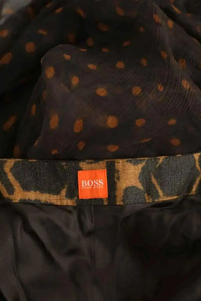 Robe Boss Marron en Lin