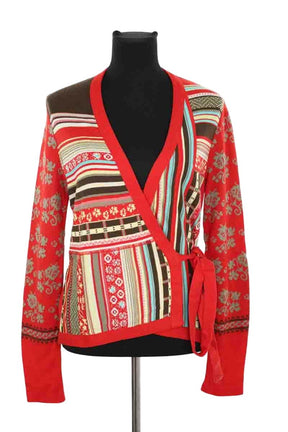 Cache-coeur Kenzo Rouge en Coton, taille L - Seconde Main