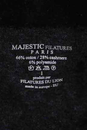 Cache-coeur Majestic Filatures Noir en Coton