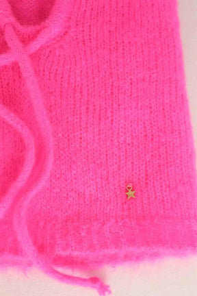 Cagoule Des Petits Hauts Calissa Rose en Laine