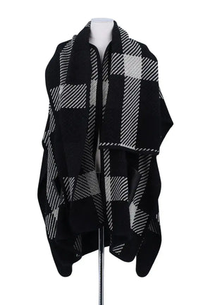 Cape Barbara Bui Noir en Laine, taille S - Seconde Main