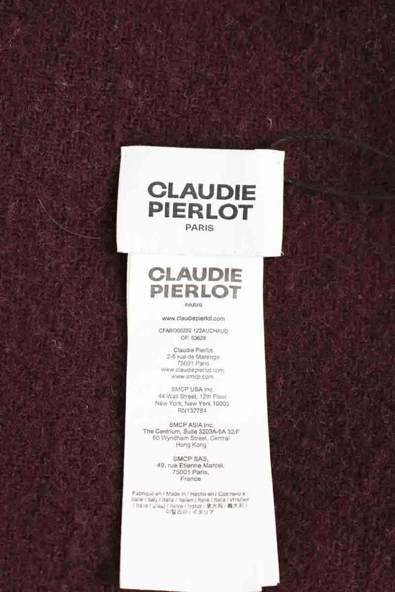 Cape Claudie Pierlot Bordeaux en Laine
