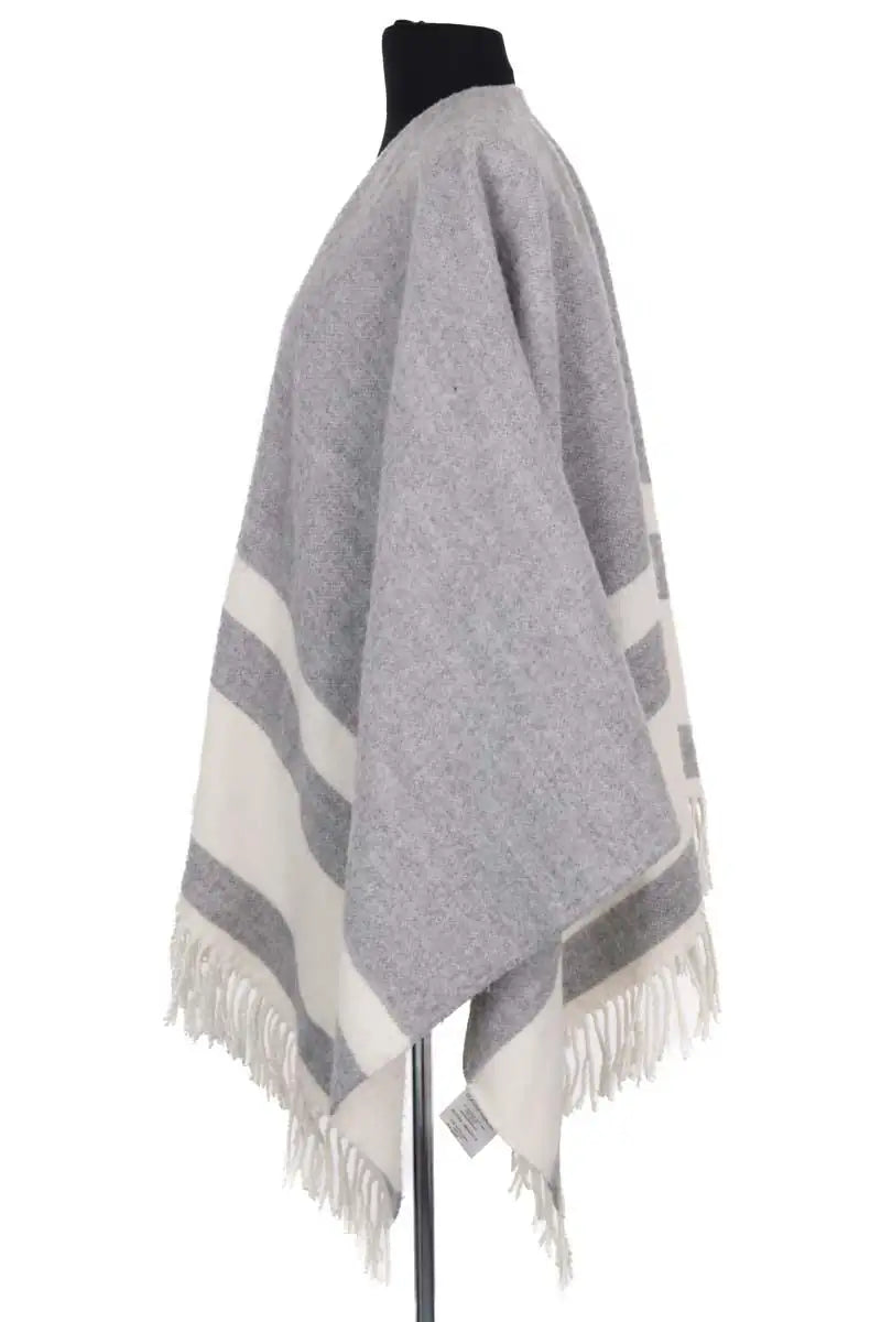 Cape Claudie Pierlot Gris en Laine