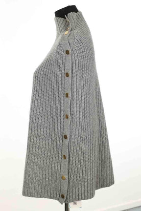 Cape Eric Bompard Gris en Cachemire