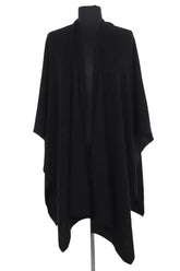 Cape Kujten Noir en Cachemire, taille TU - Seconde Main