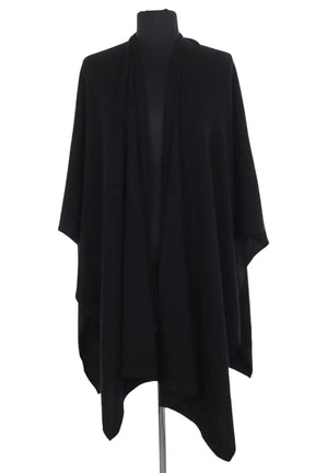 Cape Kujten Noir en Cachemire, taille TU - Seconde Main