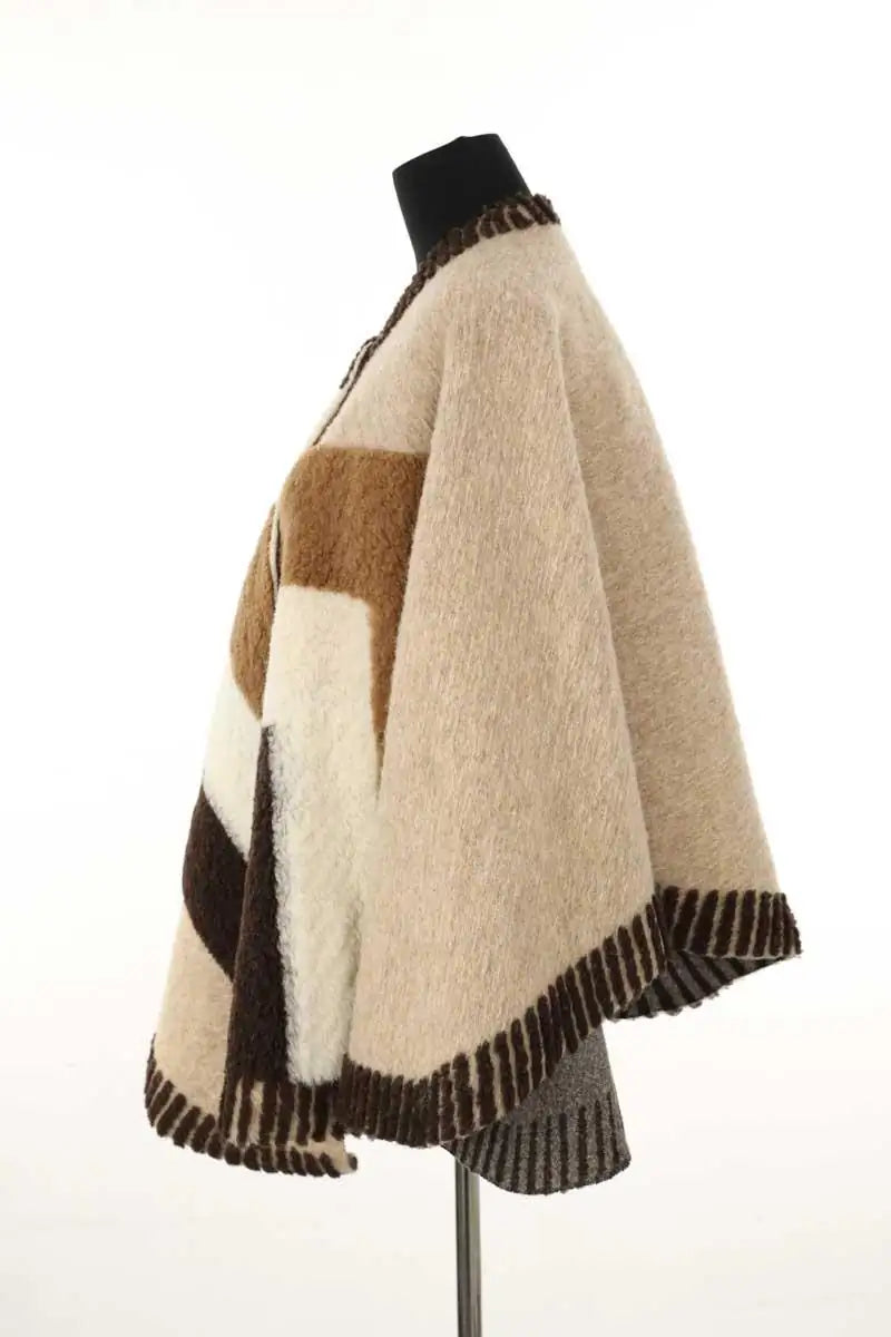 Cape Maje Marron en Laine