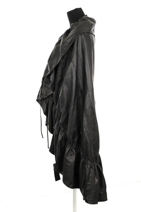 Cape Saint Laurent Noir en Cuir