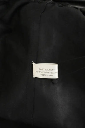 Cape Saint Laurent Noir en Cuir