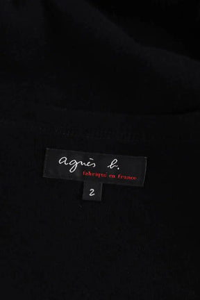 Cardigan Agnès B. Noir en Coton