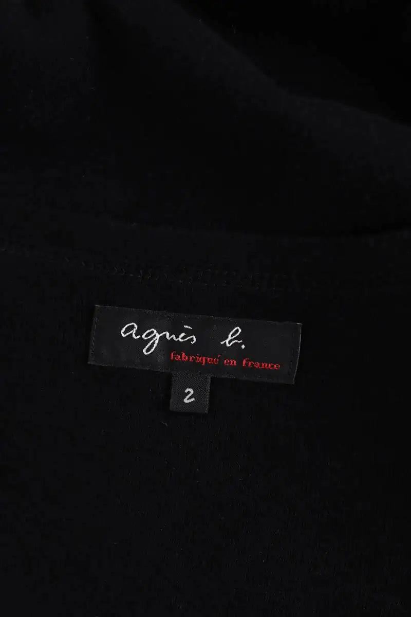 Cardigan Agnès B. Noir en Coton