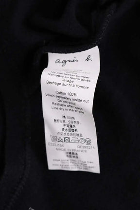Cardigan Agnès B. Noir en Coton