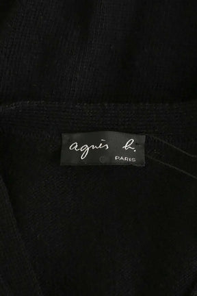 Cardigan Agnès B. Noir en Laine