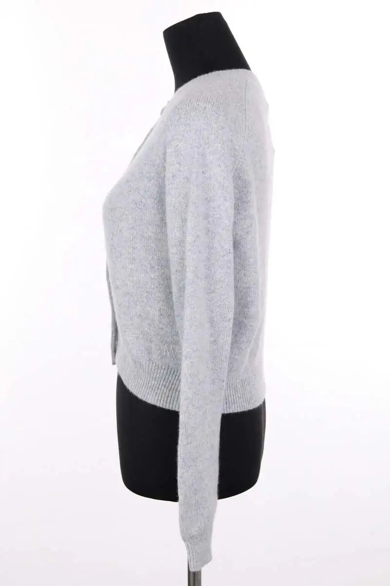 Cardigan Alexandra Golovanoff Bleu en Cachemire