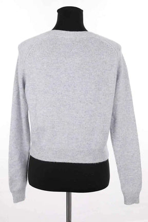 Cardigan Alexandra Golovanoff Bleu en Cachemire