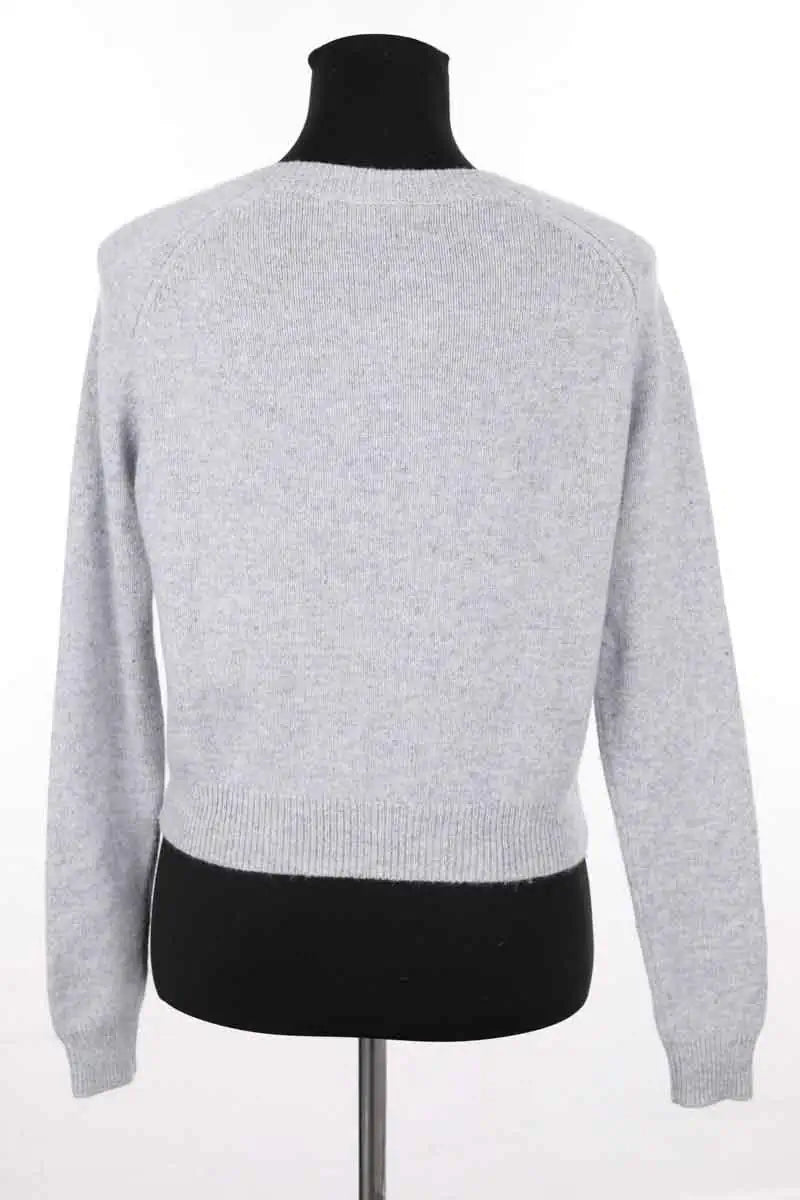 Cardigan Alexandra Golovanoff Bleu en Cachemire