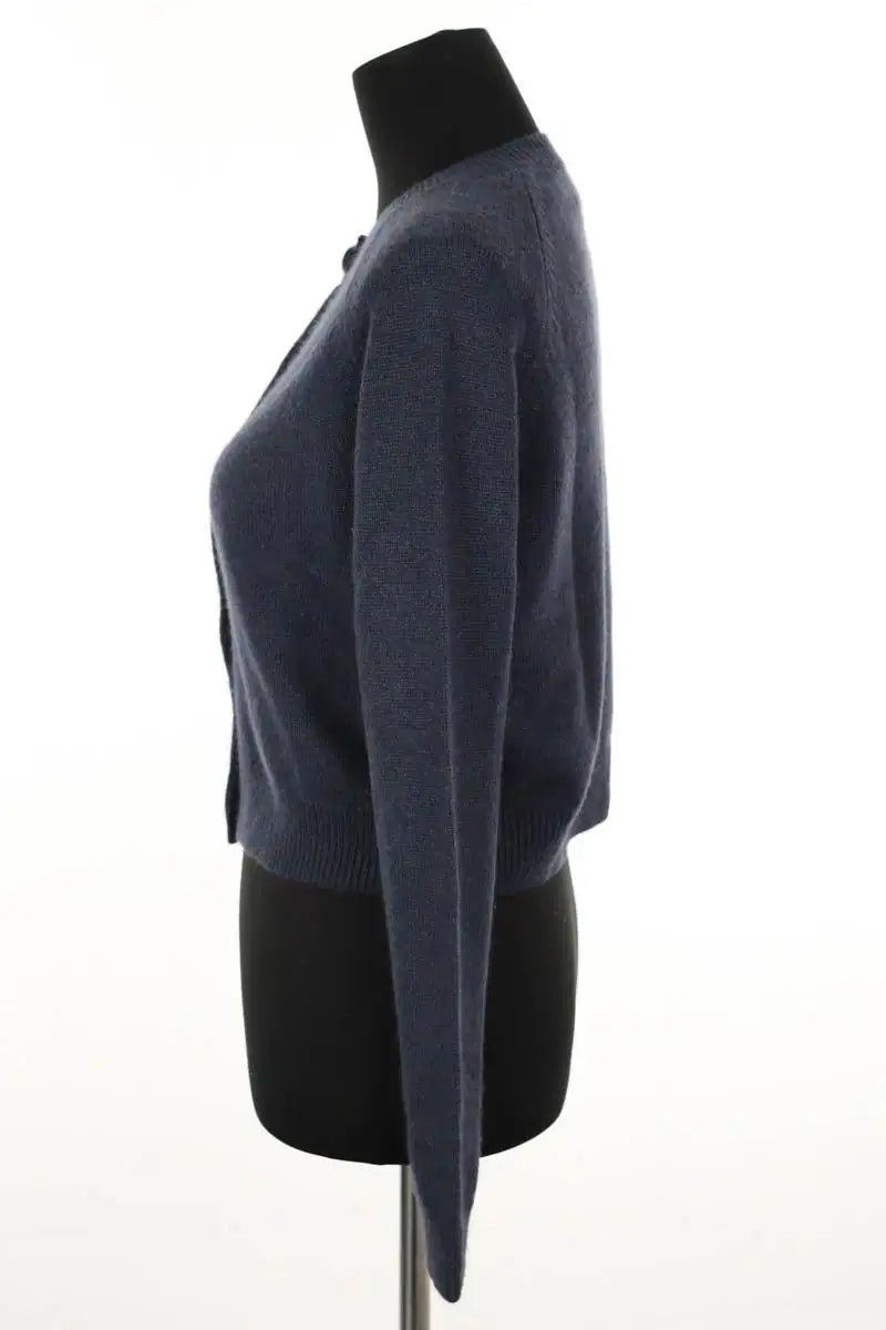 Cardigan Alexandra Golovanoff Bleu en Cachemire