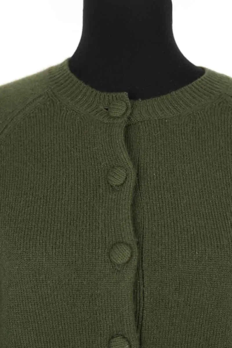 Cardigan Alexandra Golovanoff Vert en Cachemire