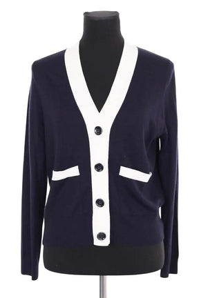 Cardigan Allude Bleu en Laine, taille S - Seconde Main