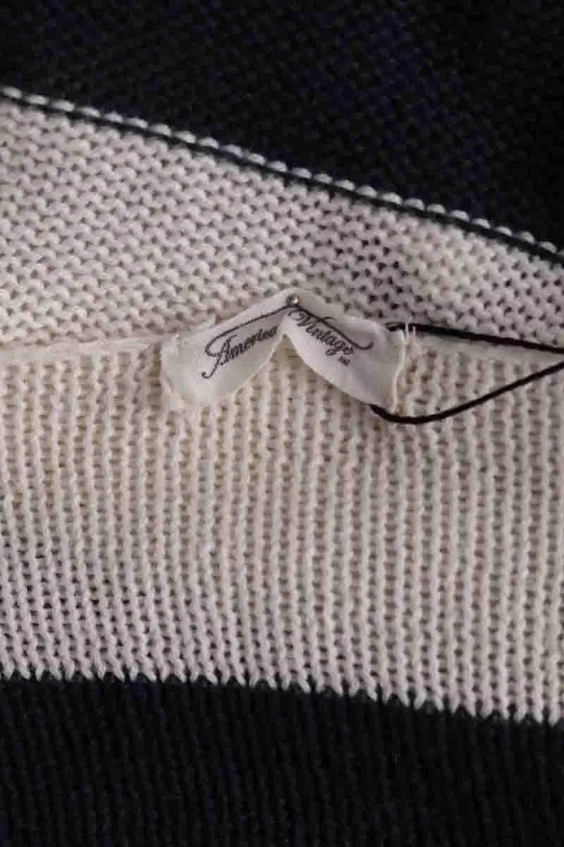 Cardigan American Vintage Blanc en Coton
