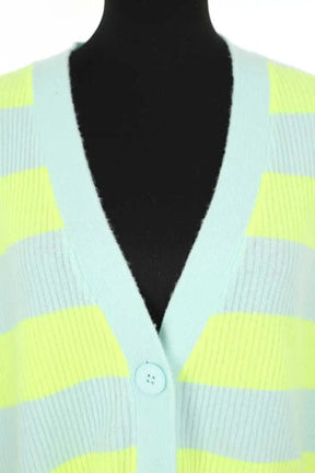 Cardigan American Vintage Jaune en Laine