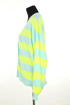 Cardigan American Vintage Jaune en Laine