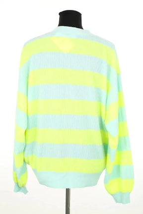 Cardigan American Vintage Jaune en Laine