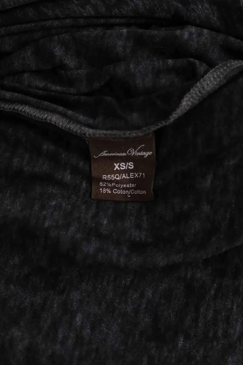 Cardigan American Vintage Noir en Synthétique