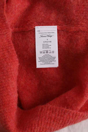 Cardigan American Vintage Rouge en Laine