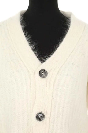 Cardigan Ami Blanc en Laine