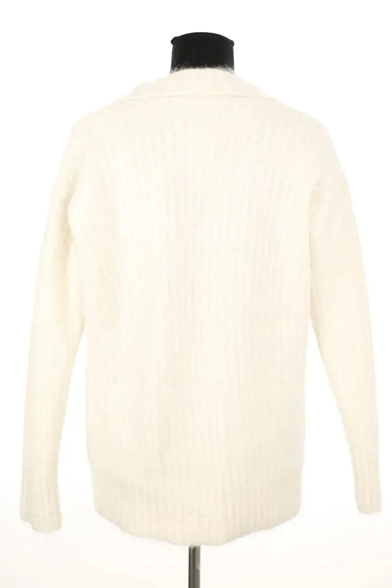 Cardigan Ami Blanc en Laine