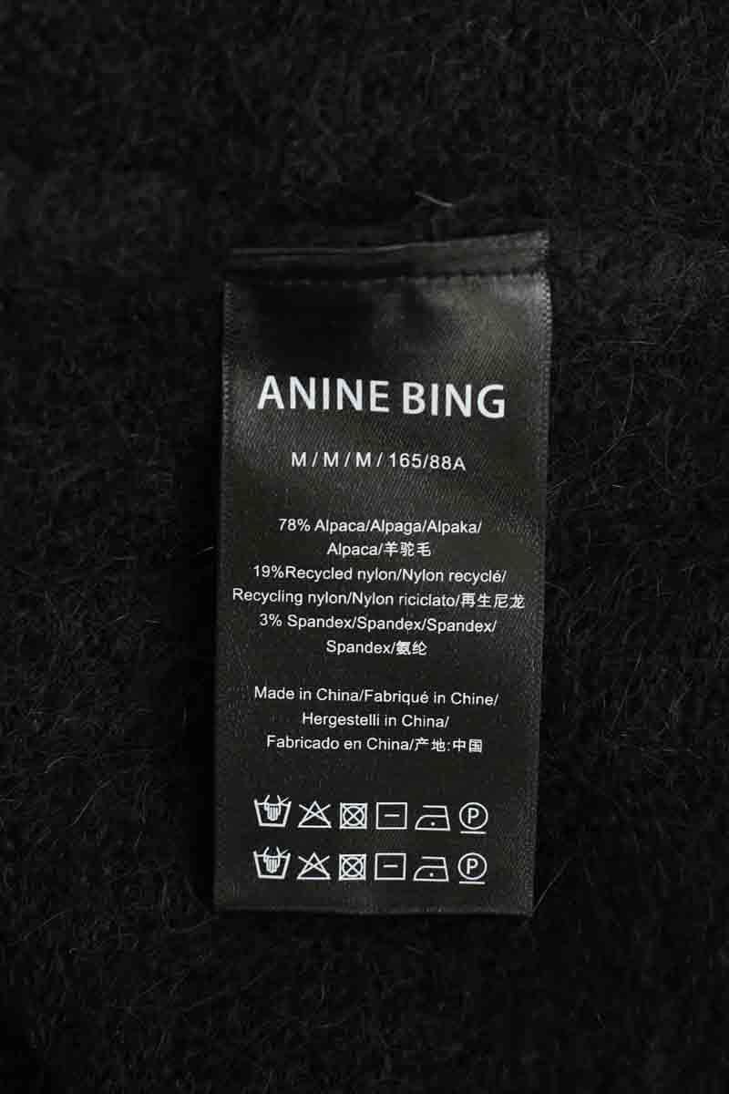 Cardigan Anine Bing Noir en Laine