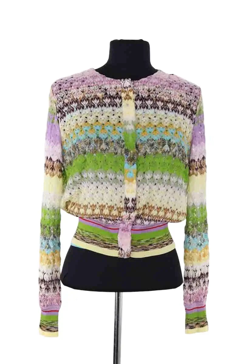 Cardigan avec top Missoni Multicolore en Viscose, taille S - Seconde Main
