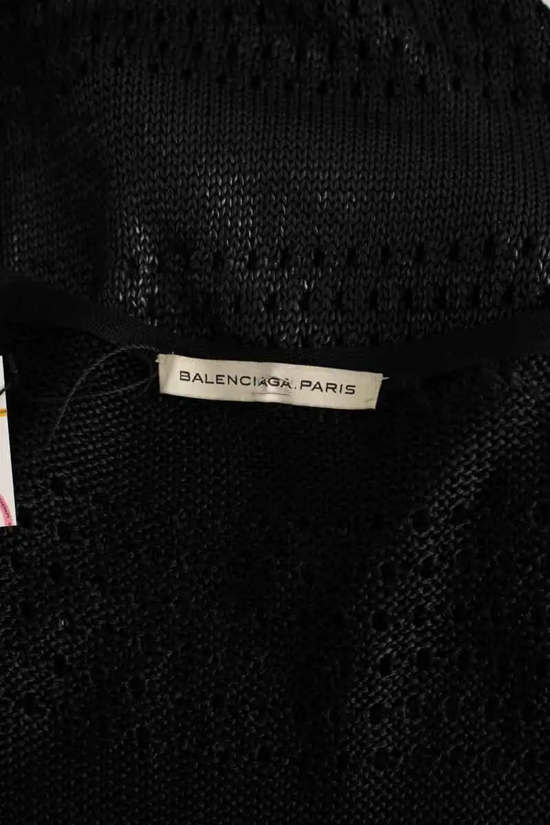 Cardigan Balenciaga Noir en Synthétique