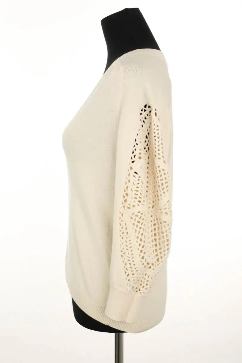 Cardigan Bash Beige en Laine