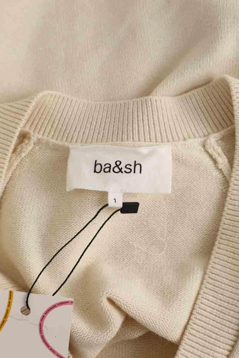 Cardigan Bash Beige en Laine