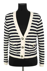 Cardigan Ba&Sh Blanc en Coton, taille S - Seconde Main