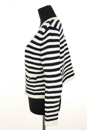 Cardigan Ba&Sh Blanc en Coton