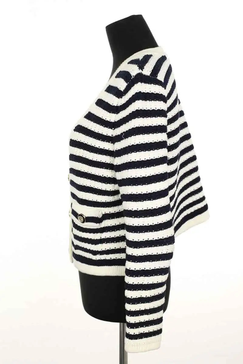Cardigan Ba&Sh Blanc en Coton