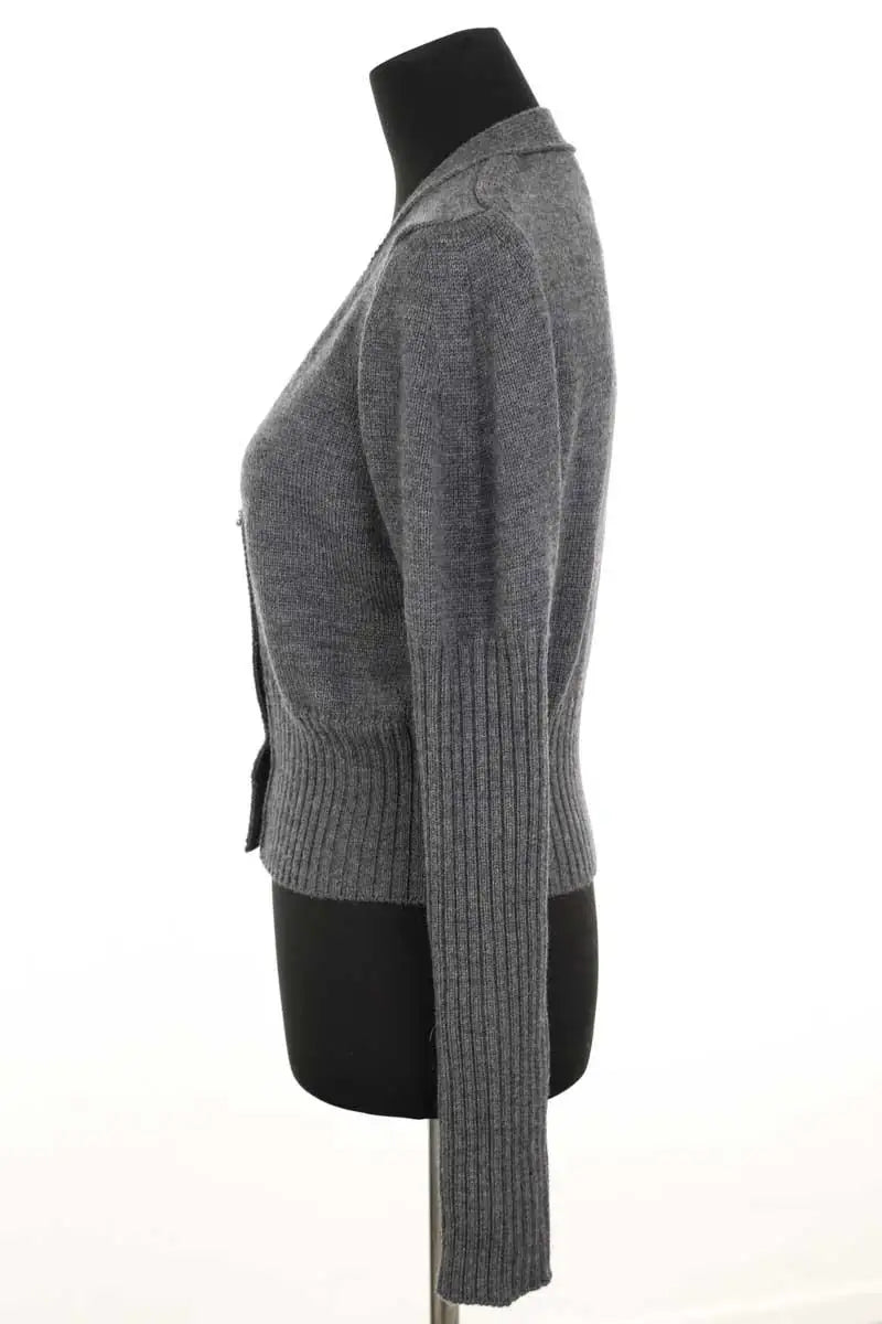 Cardigan Ba&Sh Gris en Laine