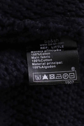 Cardigan Ba&Sh Little Noir en Coton