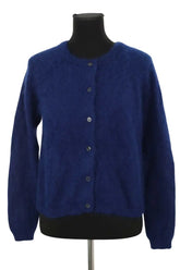 Cardigan Bellerose Marine en Laine, taille S - Seconde Main