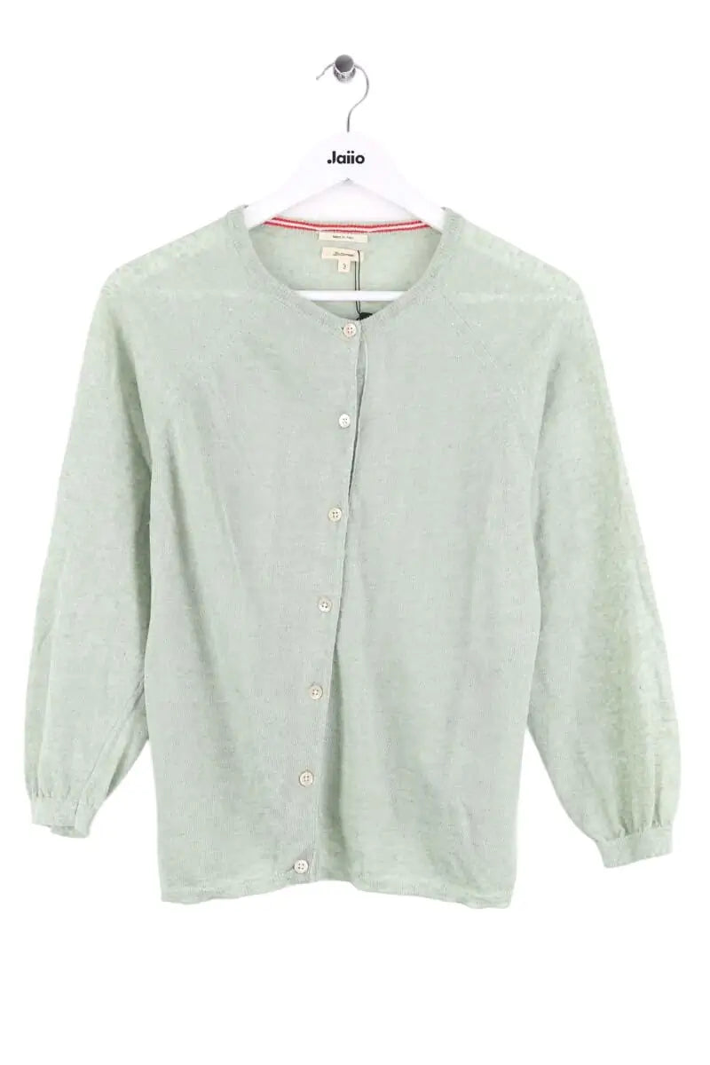 Cardigan Bellerose Vert en Lin, taille L - Seconde Main