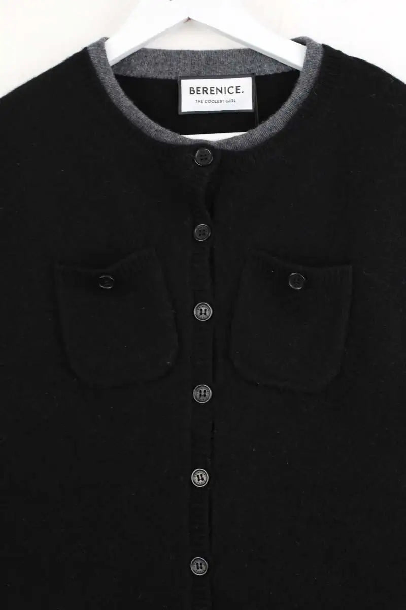 Cardigan Berenice Noir en Laine