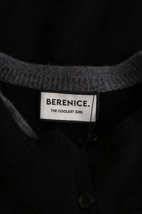 Cardigan Berenice Noir en Laine