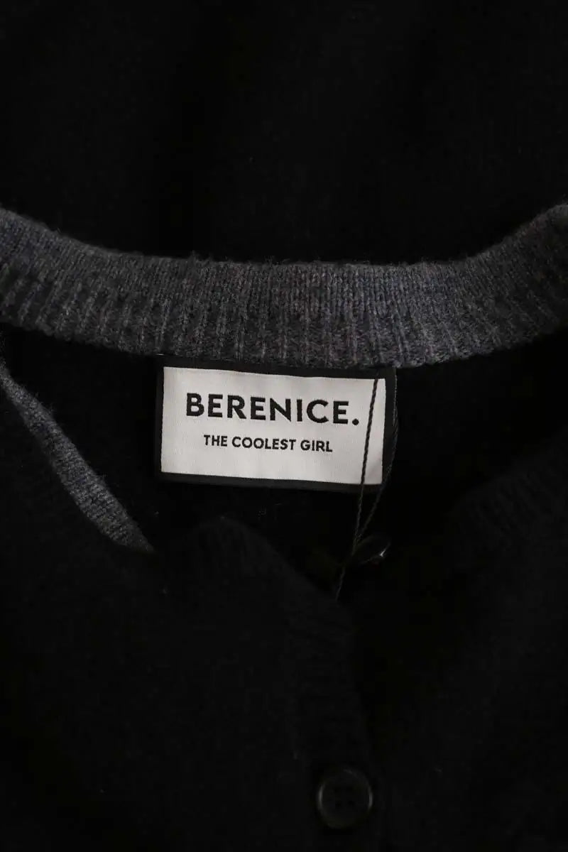 Cardigan Berenice Noir en Laine