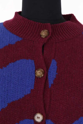 Cardigan Bobo Choses Bleu en Laine