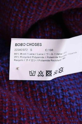 Cardigan Bobo Choses Bleu en Laine