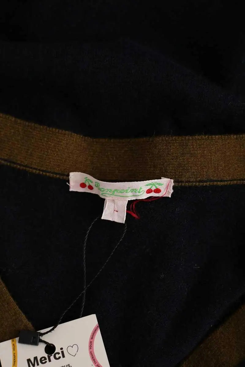 Cardigan Bonpoint Noir en Laine